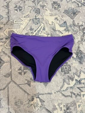 KT by Knix Teen Period Swim Bikini Bottom Purple Size L Washed Never Worn